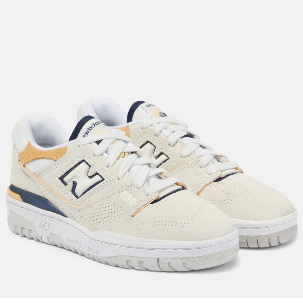 New Balance 550 Sea Salt Raw Sugar Cream Ivory Shoes BBW550AB Women's Size 7
